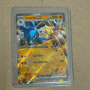 Pokemon Stellar Crown Lucario EX 082/142